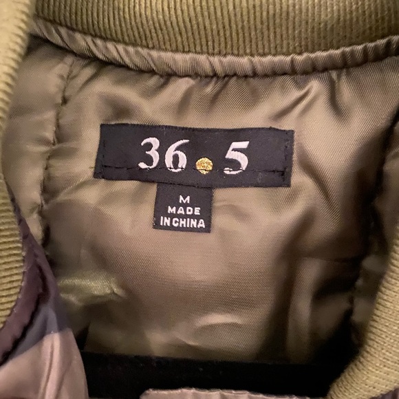 Army fatigue bomber jacket sz M NWT - Picture 3 of 5